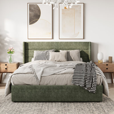 Green Queen Size Beds You'll Love | Wayfair